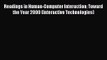 [PDF Download] Readings in Human-Computer Interaction: Toward the Year 2000 (Interactive Technologies)