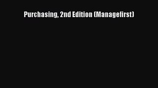 [PDF Download] Purchasing 2nd Edition (Managefirst) [PDF] Full Ebook