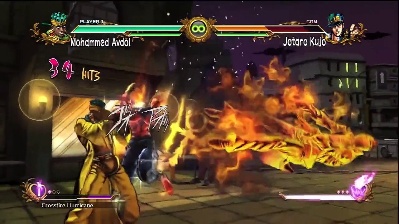 JoJos Bizarre Adventure: All-Star Battle - Mohammed Avdol Combo Video