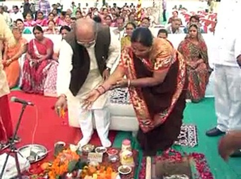 Ahmedabad Dholka Bavla road ground breaking by Bhupendrasinh Chudasama