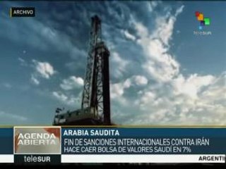 Regreso de Irán al mercado petrolero derriba la bolsa de valores saudí
