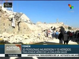 Ataque de Coalición saudí en Yemen mata a 20 personas e hiere a 15