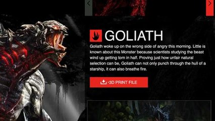 Modelos de personaje impresos de EVOLVE