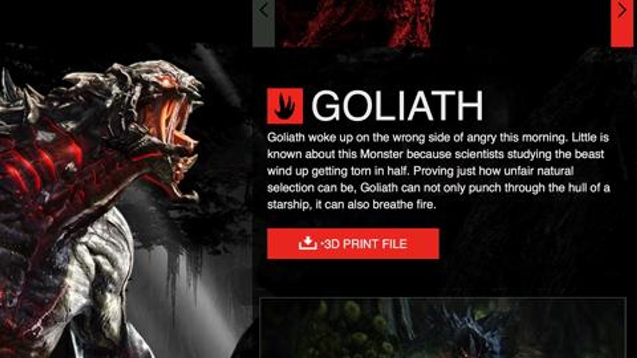 Modelos de personaje impresos de EVOLVE