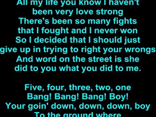 Christina Perri – Bang Bang Bang Lyrics