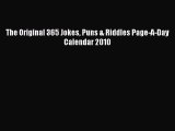 [PDF Download] The Original 365 Jokes Puns & Riddles Page-A-Day Calendar 2010 [PDF] Full Ebook