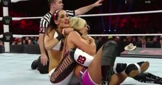 Charlotte & Becky Lynch vs Brie Bella & Alicia Fox _ Raw Latino ᴴᴰ