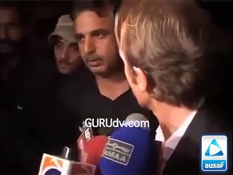 pakistani media talking with a german ambassador