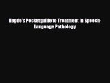 PDF Download Hegde's Pocketguide to Treatment in Speech-Language Pathology PDF Full Ebook