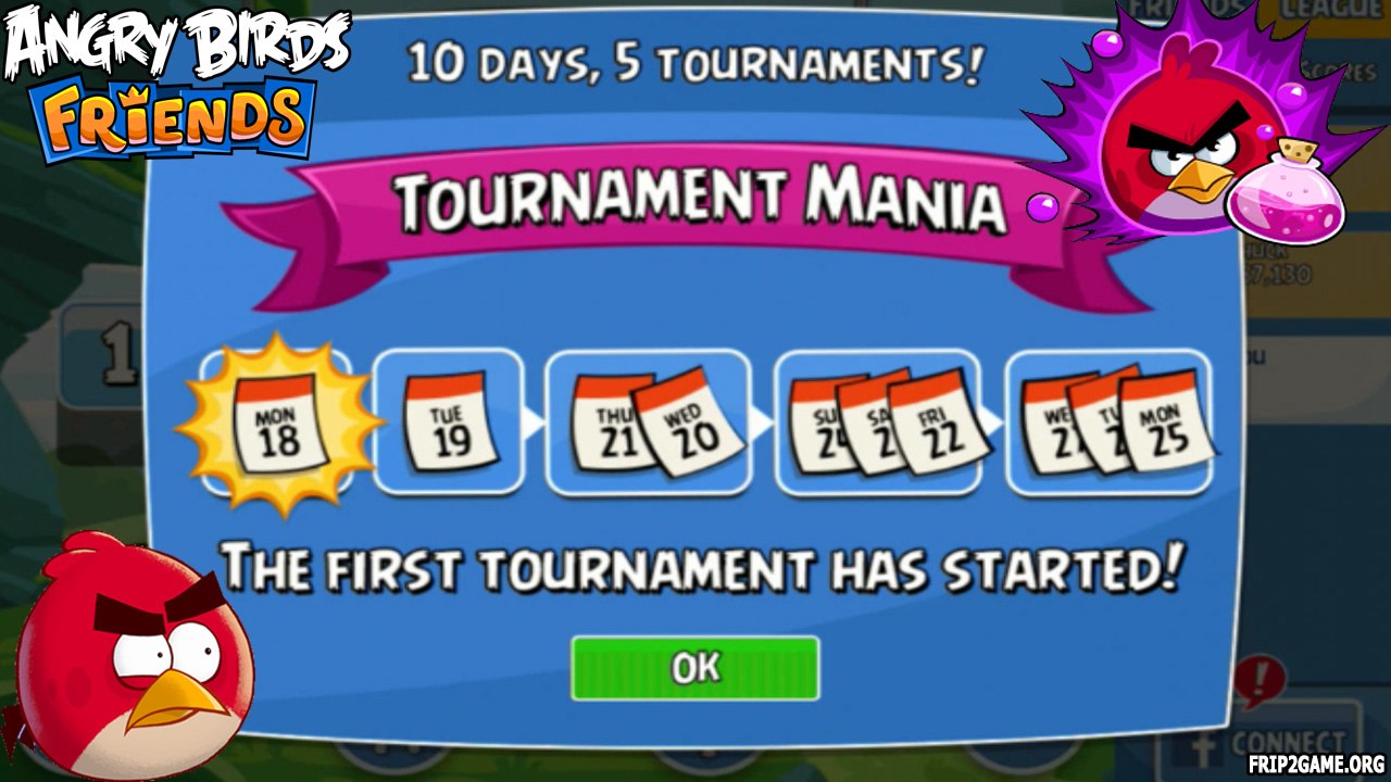 Angry Birds Friends - Tournament Mania Has Stared