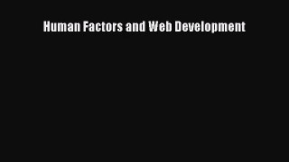 [PDF Download] Human Factors and Web Development [PDF] Online