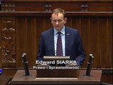 Poseł Edward Siarka - Wystąpienie z dnia 21 grudnia 2015 roku.