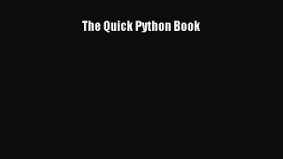 [PDF Download] The Quick Python Book [Download] Online