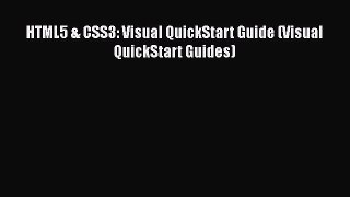 [PDF Download] HTML5 & CSS3: Visual QuickStart Guide (Visual QuickStart Guides) [Download]