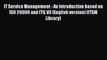 Read IT Service Management - An Introduction based on ISO 20000 and ITIL V3 (English version)