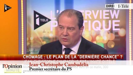 Download Video: Jean-Christophe Cambadélis (PS) : « Je pense d’abord aux chômeurs avant de penser à la présidentielle »