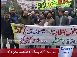 parent protest Against 37% increase in LDA model school