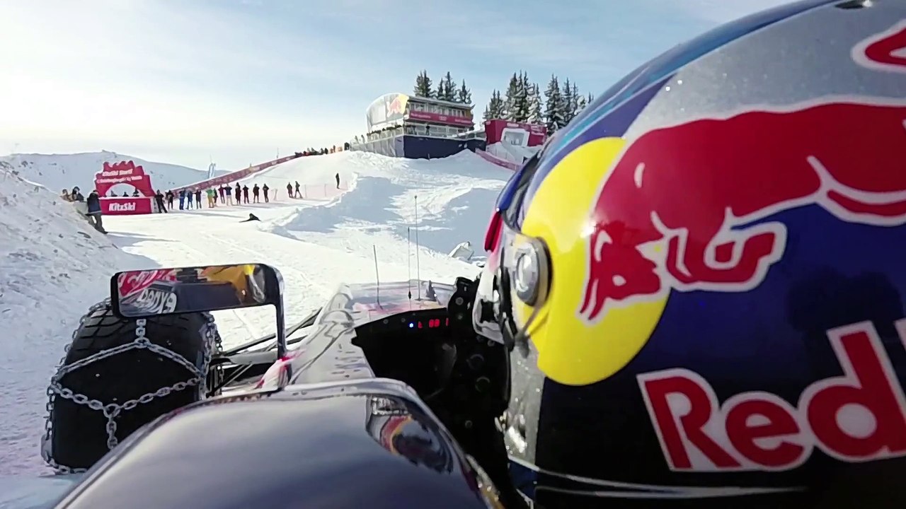 F1 at Hahnenkamm - Showrun with Max Verstappen | Red Bull | Formular 1