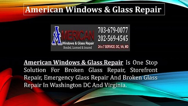 Repair Broken Storefront Glass in Emergency