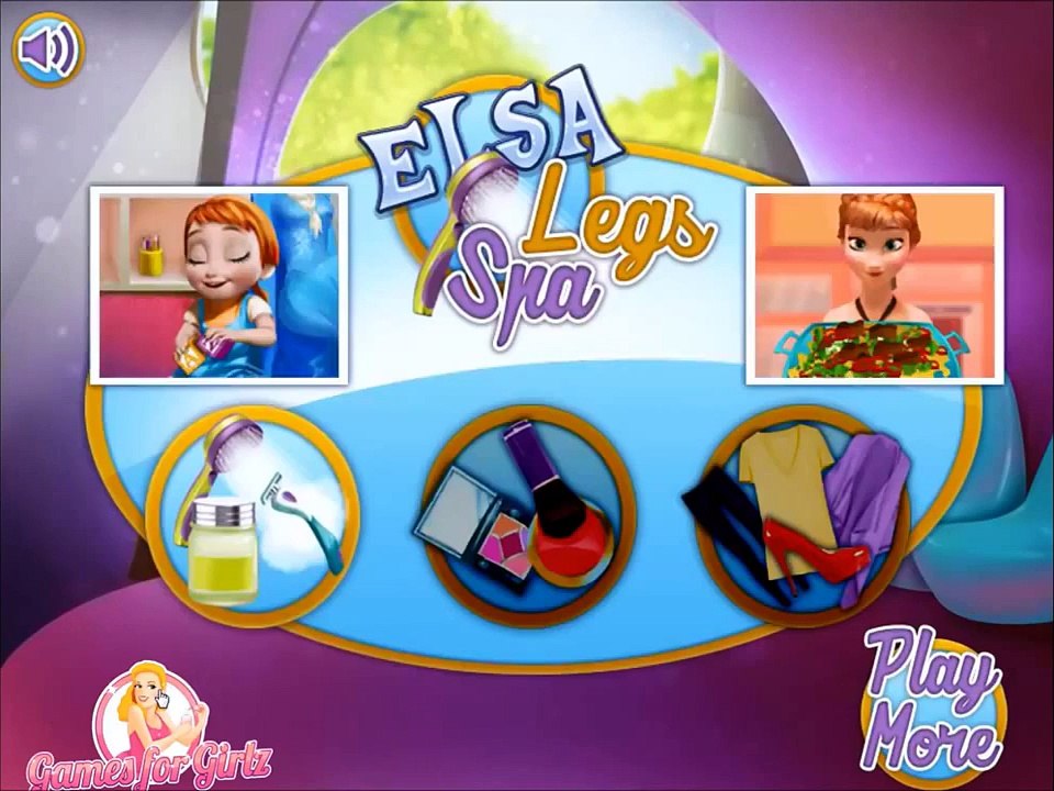 Princess Elsa Legs Spa - Frozen Games