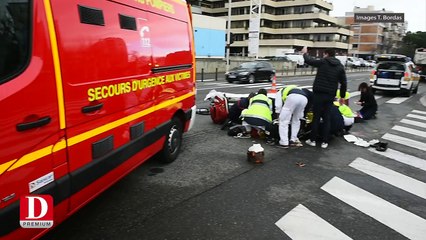 Jambe sectionnée pour un piéton écrasé par un camion ce matin à Toulouse