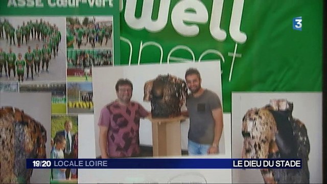 Sculpture Buste Philippe BUIL modèle Loïc Perrin Capitaine ASSE