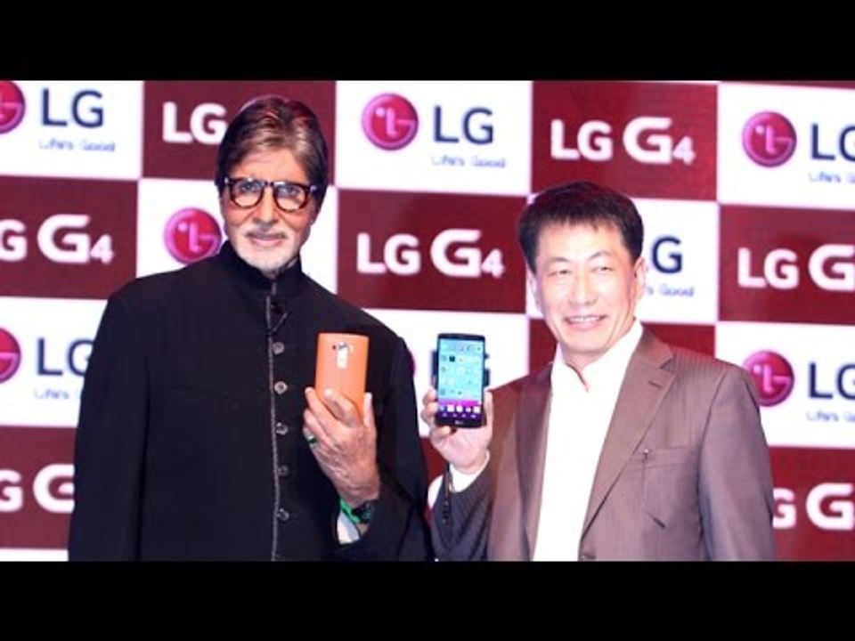 Amitabh Bachchan Launch LG G4 Smartphone