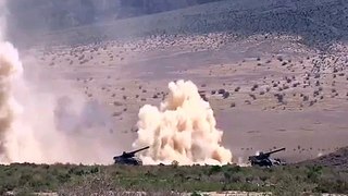 【アメリカ】A 10 サンダーボルトⅡ 対地攻撃デモ（実弾射撃）【軍隊】