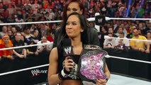 Paige vs. AJ Lee - Divas Championship Match- Raw, April 7, 2014