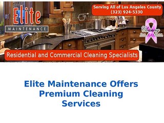 Elitemaidsla Offers Reasonable Yet Cost-Effective Commercial Cleaning Services In Los Angeles