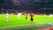 Sneijder follows a fan’s instruction while taking a throw-in.. then gives him the thumbs up.