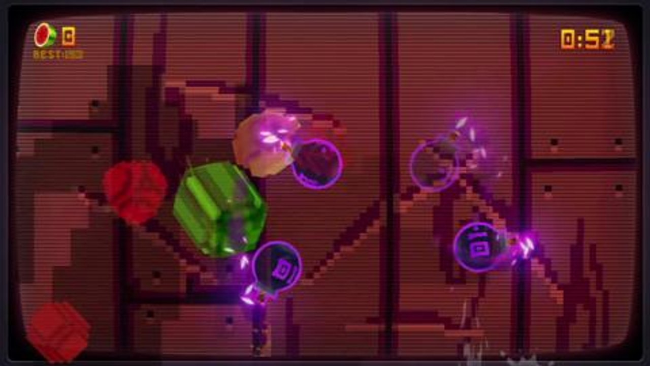 Tráiler del DLC 8-Bit Cartridge de Fruit Ninja Kinect en HobbyConsolas.com