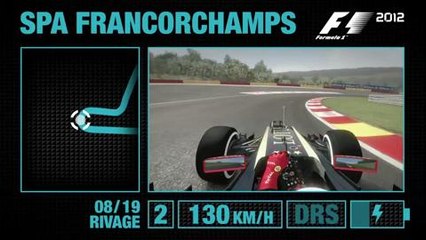 Vídeo de vuelta rápida a Spa en F1 2012 - HobbyConsolas.com