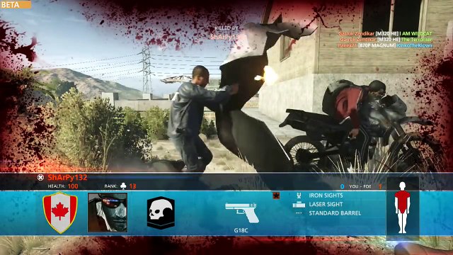 Battlefield Hardline Beta Funny Moments - Following Fun, Motorcycle Friends, Climbing Up The Crane!