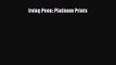PDF Download Irving Penn: Platinum Prints PDF Online