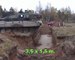 Military Tank crosses trenches at low & high speeds!!