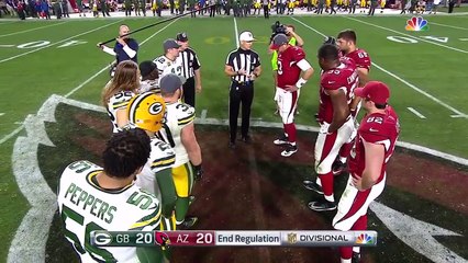 L'arbitre de NFL fait un mauvais lancé de pièce au moment du Toss