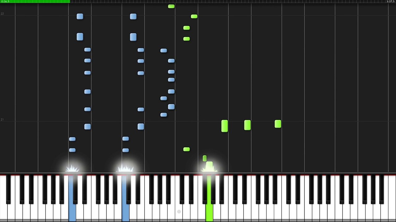 Again - Fullmetal Alchemist  Brotherhood (Opening 1) [Piano Tutorial] (Synthesia)