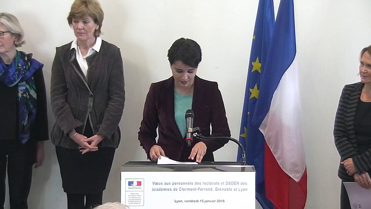 Voeux de la ministre de l'éducation nationale au nouveau comité régional académique (Discours Ministre)