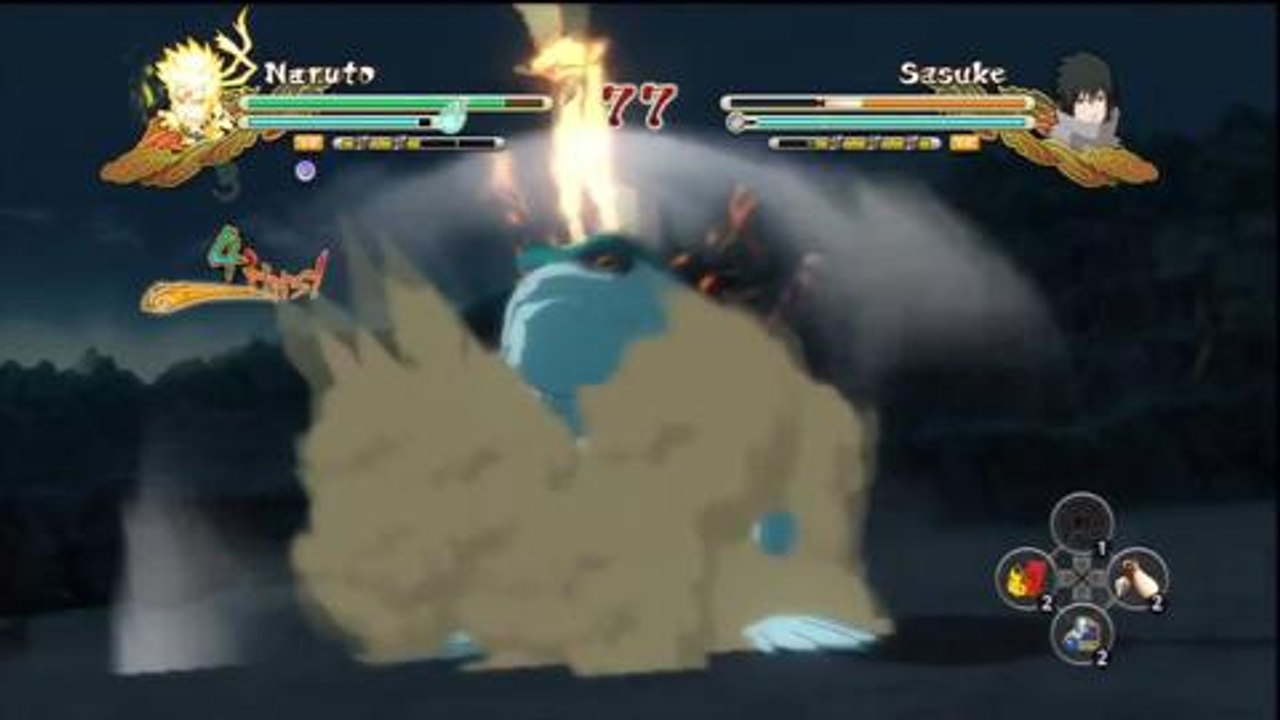 Gameplay de Naruto en Naruto Shippuden Ultimate Ninja Storm 3, en HobbyConsolas.com