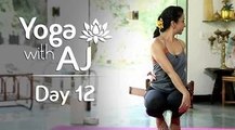 Twisting Poses For Detoxification | Day 12 | Yoga For Beginners - Yoga With AJ
