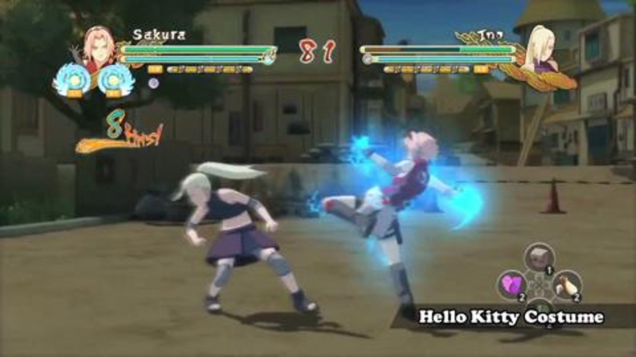 Tráiler de Sakura de Hello Kitty en Naruto SUNS 3, en HobbyConsolas