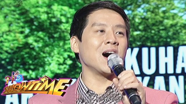 It's Showtime Singing Mo To: Richard Poon sings Kahit Maputi Na Ang Buhok Ko