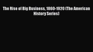 Download The Rise of Big Business 1860-1920 (The American History Series) Ebook Free