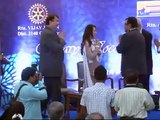 Karisma Kapoor Bollywood Actress attended Event with daddy Randhir Kapoor organised by Rotary Club
