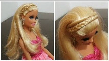 Penteado Barbie: Tiara de Trança e Torcidinho