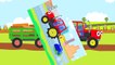 Kinderlieder ein lustiges Lied für Kinder über einen fleißigen Traktor, der allen gerne hi