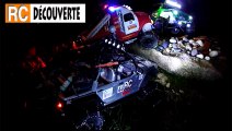 Modelisme Nantes RC Scale trial 4x4 Crawler Tout Terrain Chaines de Roues et Stickers Faits Maison de Nuit