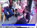 Cajamarca: intervienen a policías que cobraban cupos a comerciantes