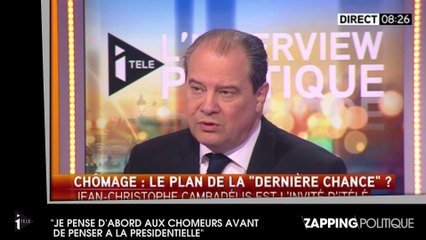Jean-Christophe Cambadélis (PS) : "Je pense d’abord aux chômeurs avant de penser à la présidentielle" (vidéo)